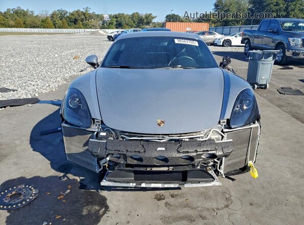 WP0AB2A8XJK278232 2018 PORSCHE CAYMAN Silver Widok z przodu