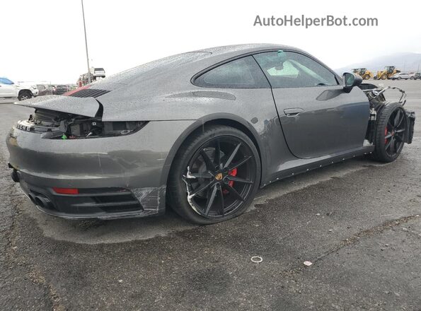WP0AB2A91RS221227 2024 PORSCHE 911 Серый Задняя правая четверть