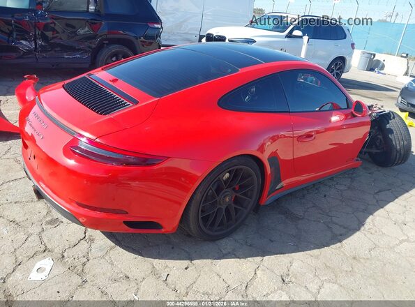 WP0AB2A92JS123103 2018 PORSCHE 911 Orange Tył prawy