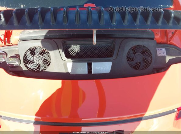 WP0AB2A92JS123103 2018 PORSCHE 911 Orange Widok z tyłu