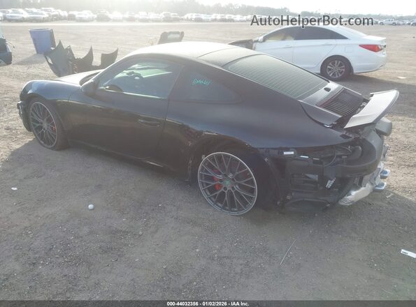 WP0AB2A99KS115484 2019 PORSCHE 911 Black Tył lewy