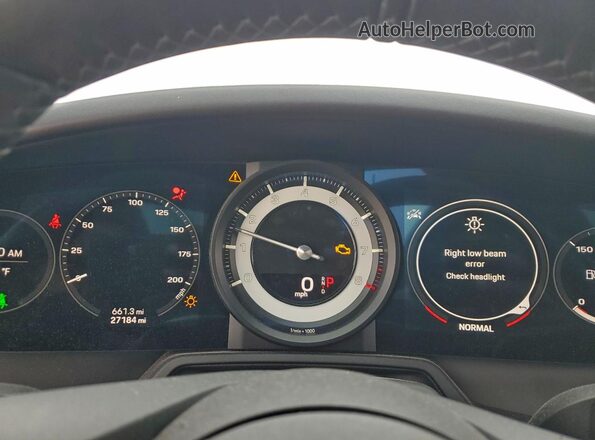 WP0AB2A99MS221243 2021 PORSCHE 911 Silver Vista del cuadro de instrumentos