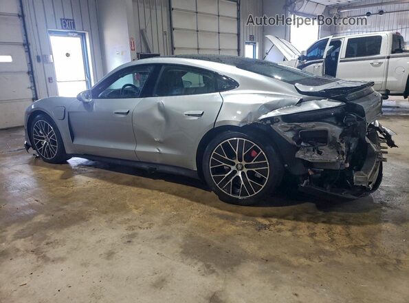 WP0AB2Y10MSA43015 2021 PORSCHE TAYCAN Silver Задня ліва чверть