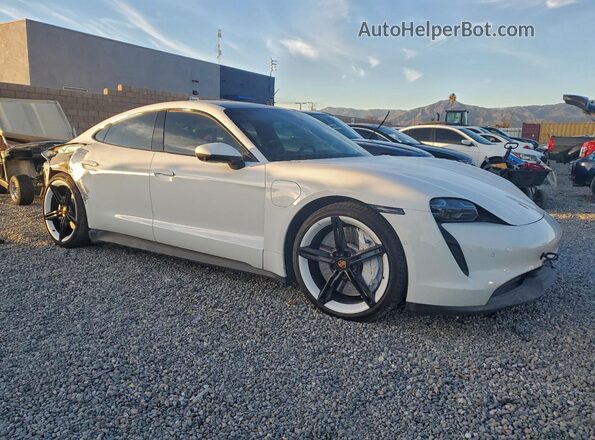 WP0AB2Y13LSA50894 2020 PORSCHE TAYCAN White Przód prawy
