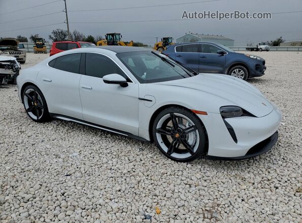 WP0AB2Y13PSA36466 2023 PORSCHE TAYCAN White Передня права чверть