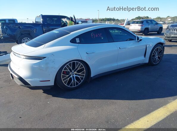 WP0AB2Y15LSA50170 2020 PORSCHE TAYCAN Белый Задняя правая четверть