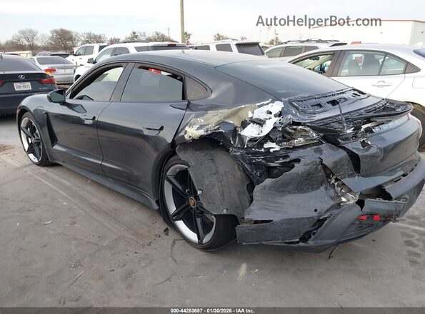 WP0AB2Y17MSA41956 2021 PORSCHE TAYCAN Gray Հետևի ձախ