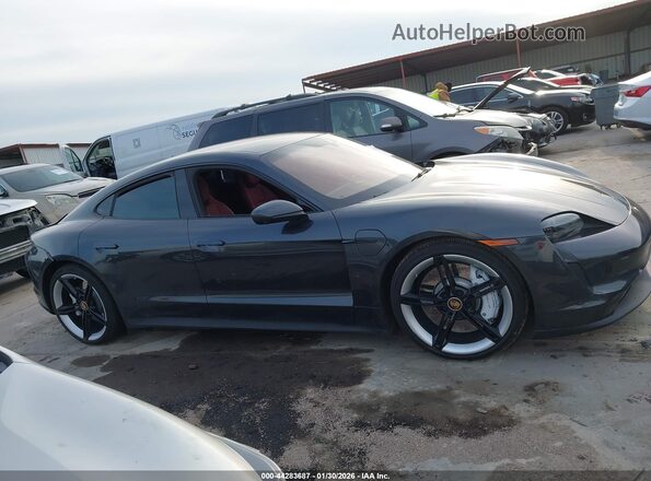 WP0AB2Y17MSA41956 2021 PORSCHE TAYCAN Gray Սալոնի հետևի տեսք