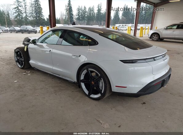 WP0AB2Y17MSA44923 2021 PORSCHE TAYCAN White Հետևի ձախ