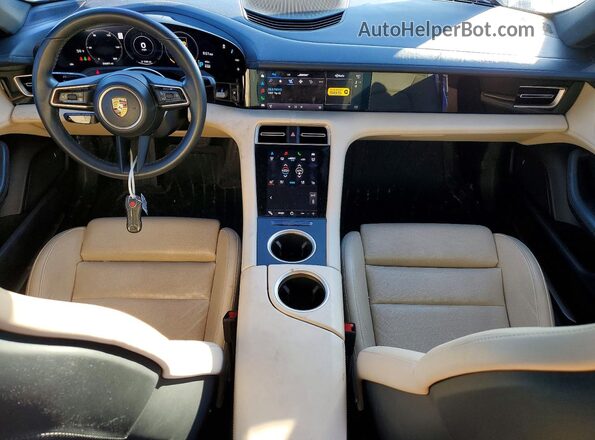 WP0AB2Y19MSA41344 2021 PORSCHE TAYCAN Burgundy წინა პანელის ხედი
