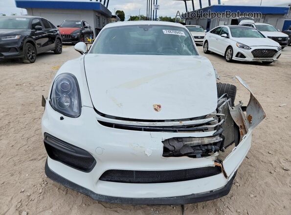 WP0AC2A82GK197098 2016 PORSCHE CAYMAN White წინა ხედი