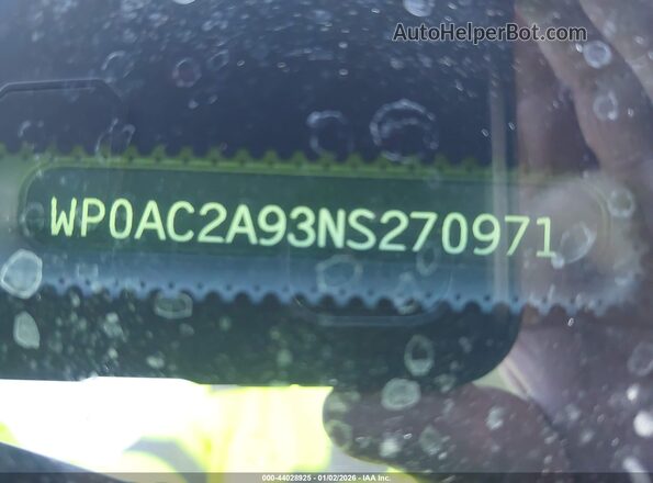 WP0AC2A93NS270971 2022 PORSCHE 911 White 