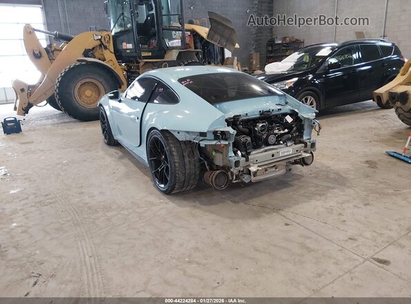 WP0AC2A99NS269243 2022 PORSCHE 911 Light Blue Задняя левая четверть
