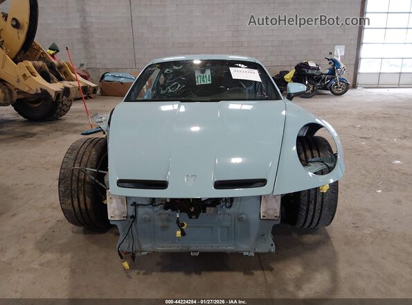 WP0AC2A99NS269243 2022 PORSCHE 911 Light Blue Вид задней части салона