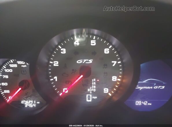 WP0AD2A86NS268216 2022 PORSCHE CAYMAN Blue Vista de los asientos traseros