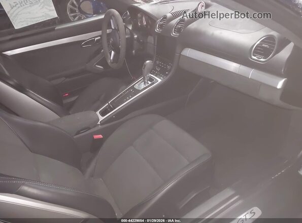WP0AD2A86NS268216 2022 PORSCHE CAYMAN Blue Vista interior delantera