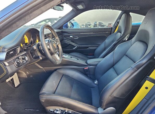 WP0AD2A91JS156295 2018 PORSCHE 911 Blue წინა სალონის ხედი