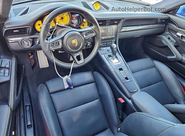 WP0AD2A91JS156295 2018 PORSCHE 911 Blue წინა პანელის ხედი