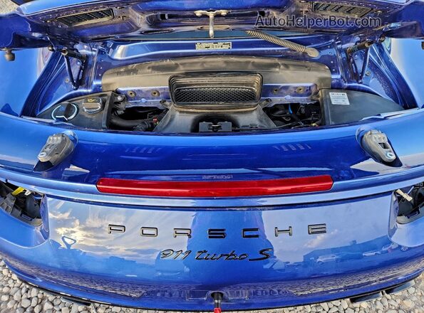 WP0AD2A91JS156295 2018 PORSCHE 911 Blue უკანა სალონის ხედი