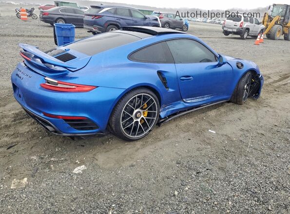 WP0AD2A95HS166435 2017 PORSCHE 911 Синий Задняя правая четверть