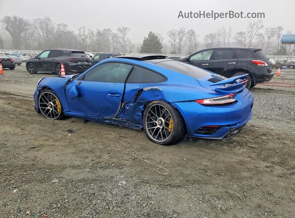 WP0AD2A95HS166435 2017 PORSCHE 911 Синий Задняя левая четверть