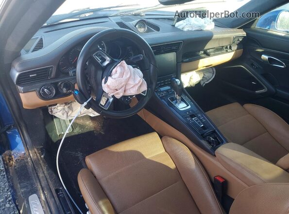 WP0AD2A95HS166435 2017 PORSCHE 911 Синий Вид панели приборов