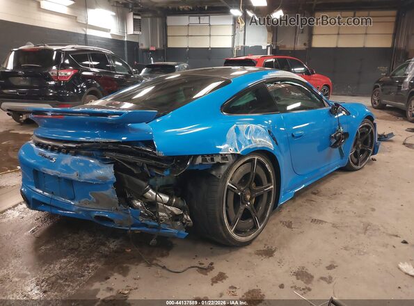 WP0AD2A97NS255211 2022 PORSCHE 911 Синий Задняя правая четверть