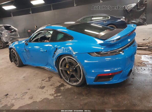 WP0AD2A97NS255211 2022 PORSCHE 911 Синий Задняя левая четверть
