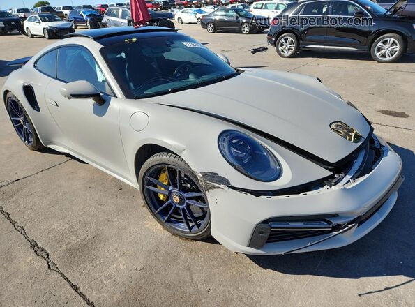 WP0AD2A98NS255945 2022 PORSCHE 911 Серый Передняя правая четверть
