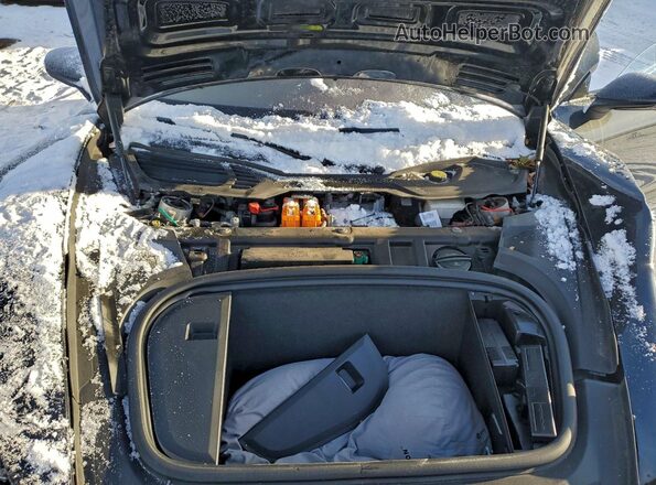 WP0AD2Y10NSA59176 2022 PORSCHE TAYCAN Charcoal Вид задньої частини салону