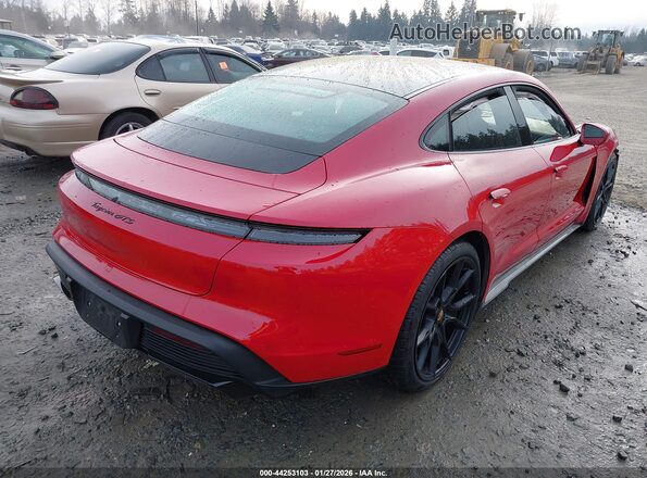 WP0AD2Y19PSA47028 2023 PORSCHE TAYCAN Red Հետևի աջ
