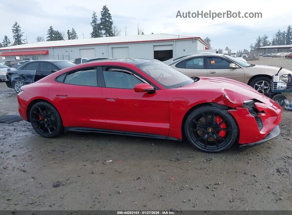 WP0AD2Y19PSA47028 2023 PORSCHE TAYCAN Red Սարքավորումների վահանակի տեսք