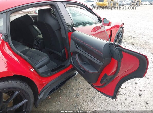 WP0AD2Y19PSA47028 2023 PORSCHE TAYCAN Red VIN կոդի պիտակի տեսք