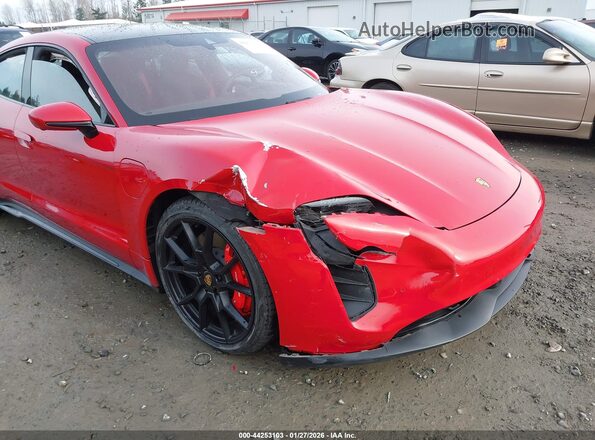 WP0AD2Y19PSA47028 2023 PORSCHE TAYCAN Red Դիմացի տեսք