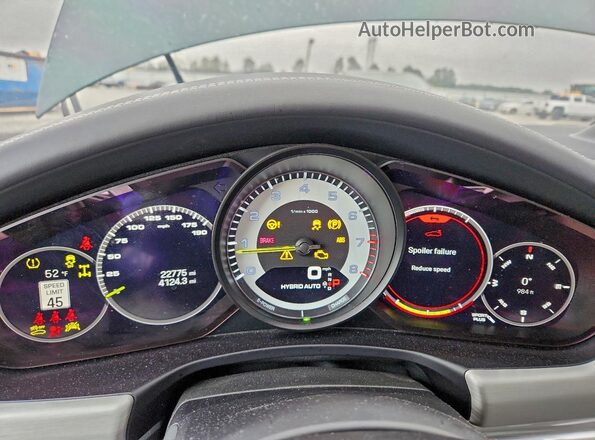 WP0AE2A75PL120186 2023 PORSCHE PANAMERA Two Tone Vista del cuadro de instrumentos