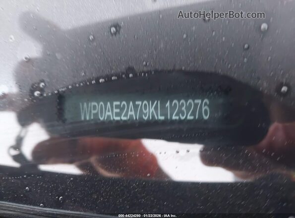 WP0AE2A79KL123276 2019 PORSCHE PANAMERA Black Vista del compartimento del motor
