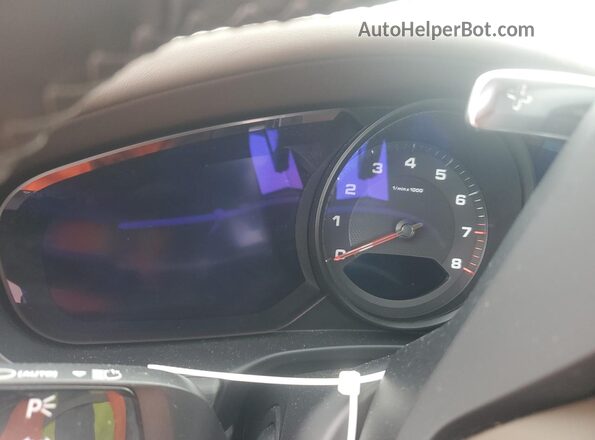 WP0AJ2A70PL103775 2023 PORSCHE PANAMERA White Vista del cuadro de instrumentos