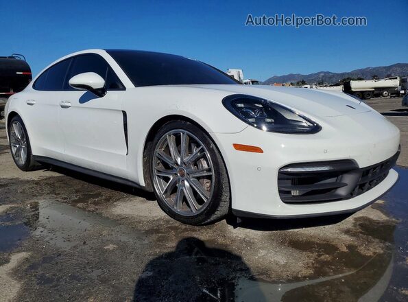 WP0AJ2A72ML115633 2021 PORSCHE PANAMERA White Передня права чверть