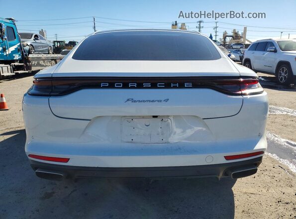 WP0AJ2A72ML115633 2021 PORSCHE PANAMERA White Вид ззаду