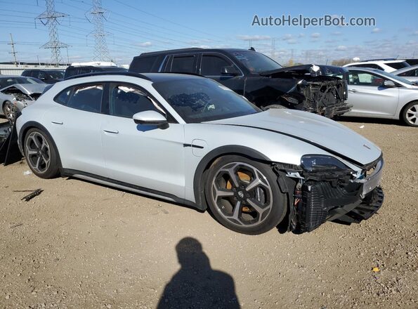 WP0BA2Y12SSA66316 2025 PORSCHE TAYCAN Silver Передня права чверть