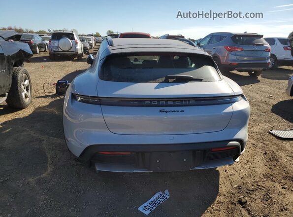 WP0BA2Y12SSA66316 2025 PORSCHE TAYCAN Silver Вид ззаду