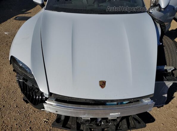 WP0BA2Y12SSA66316 2025 PORSCHE TAYCAN Silver Вид задньої частини салону