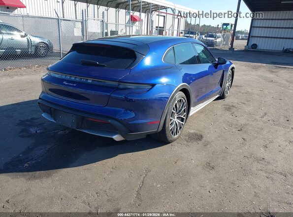 WP0BA2Y18NSA67085 2022 PORSCHE TAYCAN Blue Tył prawy