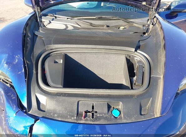 WP0BA2Y18NSA67085 2022 PORSCHE TAYCAN Blue Widok z tyłu