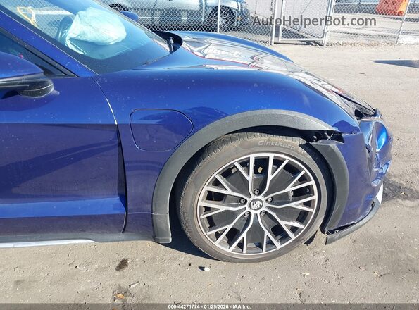 WP0BA2Y18NSA67085 2022 PORSCHE TAYCAN Blue Widok z przodu
