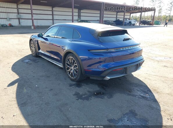WP0BA2Y18NSA67085 2022 PORSCHE TAYCAN Blue Tył lewy