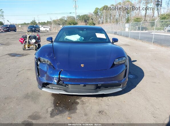 WP0BA2Y18NSA67085 2022 PORSCHE TAYCAN Blue Widok zestawu wskaźników