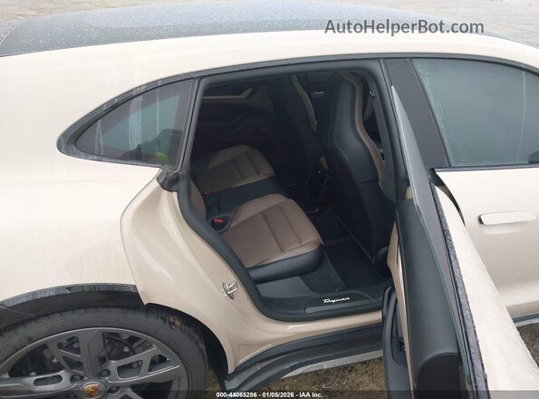 WP0BC2Y12PSA68066 2023 PORSCHE TAYCAN Tan VIN კოდის სტიკერის ხედი