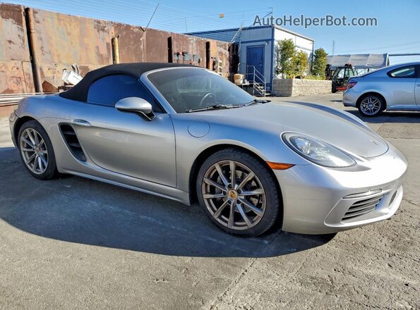 WP0CA2A80HS221950 2017 PORSCHE BOXSTER Gray Przód prawy