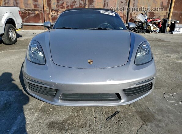 WP0CA2A80HS221950 2017 PORSCHE BOXSTER Gray Widok z przodu
